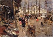 Konstantin Korovin Pier oil painting picture wholesale